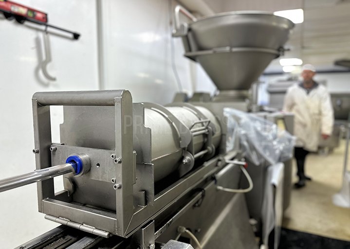 Prime Buys food engineer conducting laser temperature check in Jarrow facility