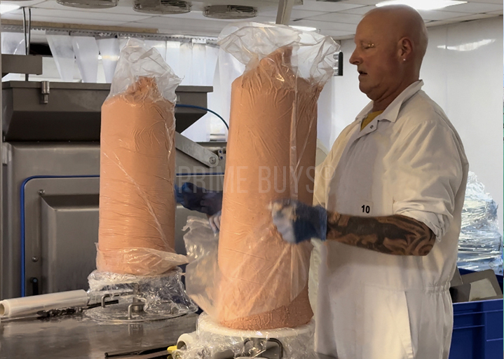 Prime Buys production team wrapping doner products