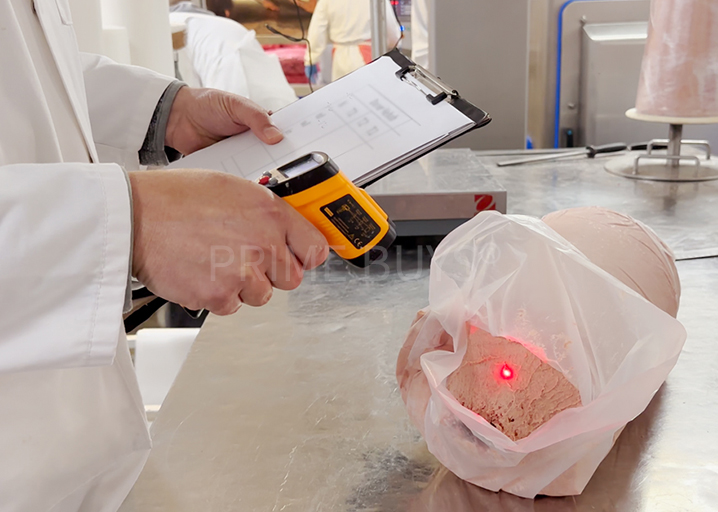 Prime Buys team member checking a product during production