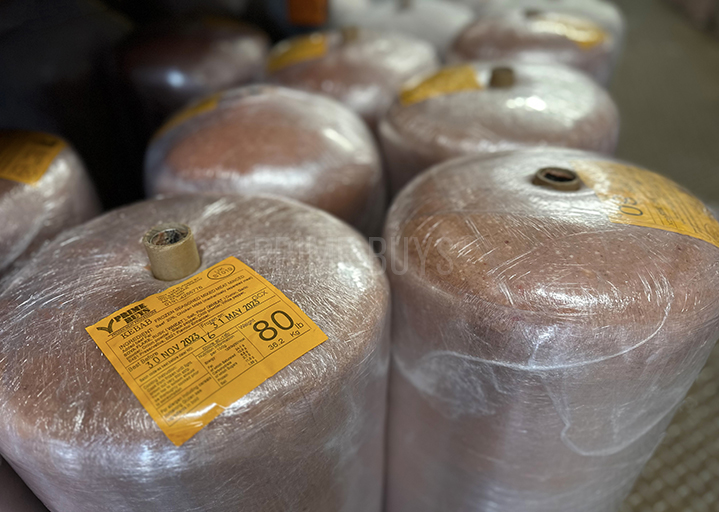Wrapped and labelled doner products prepared for frozen handling